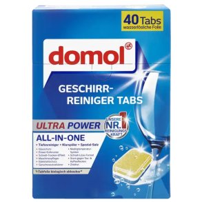 Opvasketabs - Ultra Power All in One - 40 stk