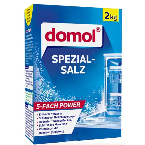 Salt til opvaskemaskine 2 kg - Domol special salt.