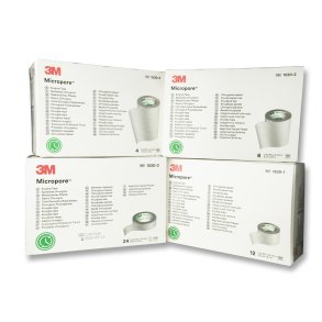 Micropore, fikseringstape, hvid (Englehud)