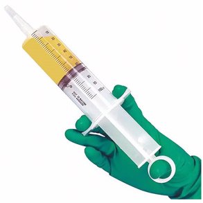 reskyllesprjter, m/kat.ansats incl. luerkonus, 100 ml,  10 stk.