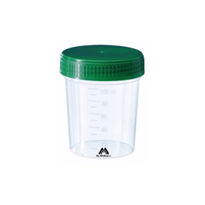 Urinbgre, skrivefelt, gradueret, 100 ml