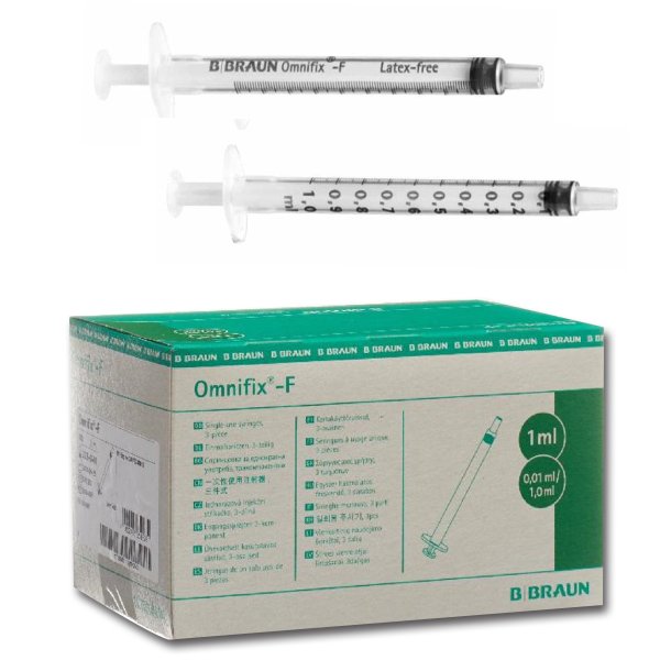 Braun Omnifix Solo 1 ml sprjte 3 komponent