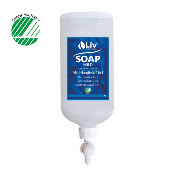 LIV Svanemrket hndsbe til dispenser, 1000 ml