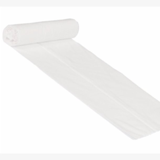 Affaldsposer til kurv p� v�g, 37x60cm, hvide god kvalitet LDPE/virgin