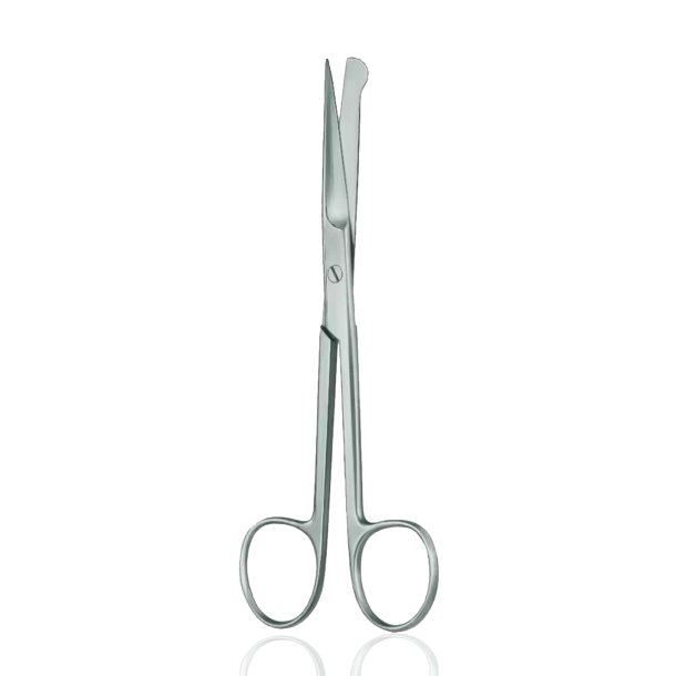 Sygeplejesaks med dup - 14 cm - standard kvalitet