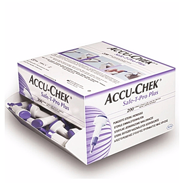 Accu-Chek Safe-T Pro Plus - 200 stk