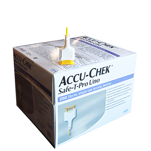 ACCU-CHEK Safe T Pro Uno 200 stk