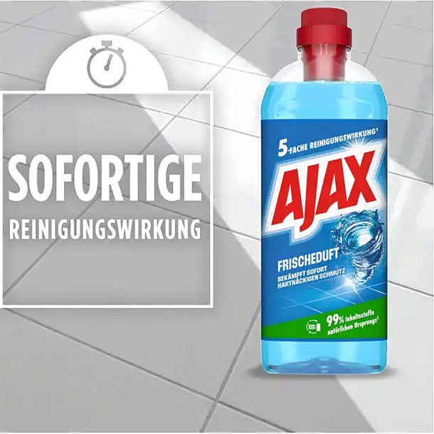 Universalrengringsmiddel - AJAX - Frisk duft 1 liter