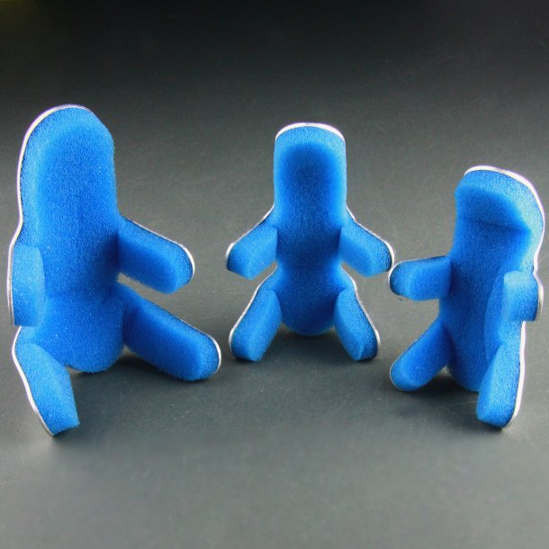 Fingerskinne, fren, St  3 forskellige str. small, medium &amp; large