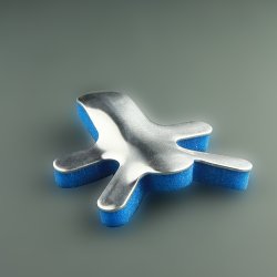 Fingerskinne, fren, St  3 forskellige str. small, medium &amp; large