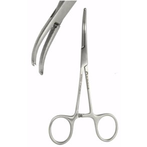 Arterieklemme, Kocher, buet,14 cm