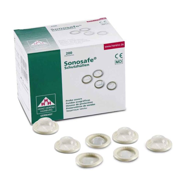 Kondomer til ultralyd - SONOSAFE - 200 stk  34mm