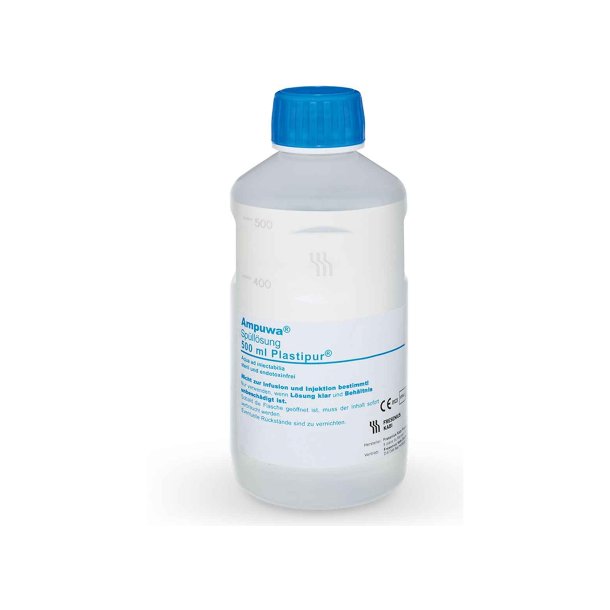 Fresenius, sterilt destilleret vand, 12 x 0,5 liter