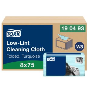 Tork Premium Precision Cleaning, aft�rringsklud, bl�, fnugfri