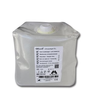 Ultralydsgel - 5 liter - cubitainer (bld beholder)